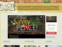 Tablet Screenshot of aplaceforsustainableliving.org